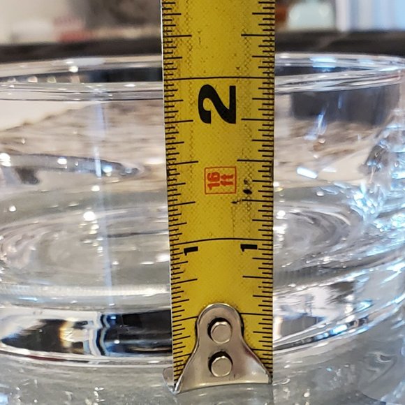 VTG Blown Glass Condiment/Sauce Bowl Metal Lid Spoon Underplate Shell Knob Italy - Picture 4 of 16